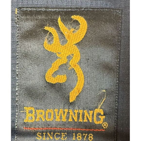 Browning Field Lined Hunting Jacket Green XXL Shooting Game Chore Coat VTG - Picture 14 of 16